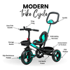 Keppz Kids Tricycle with Parental Control Handle  Foldable Baby Trike for 1.5 Years, with Storage Basket & Safety Belt.