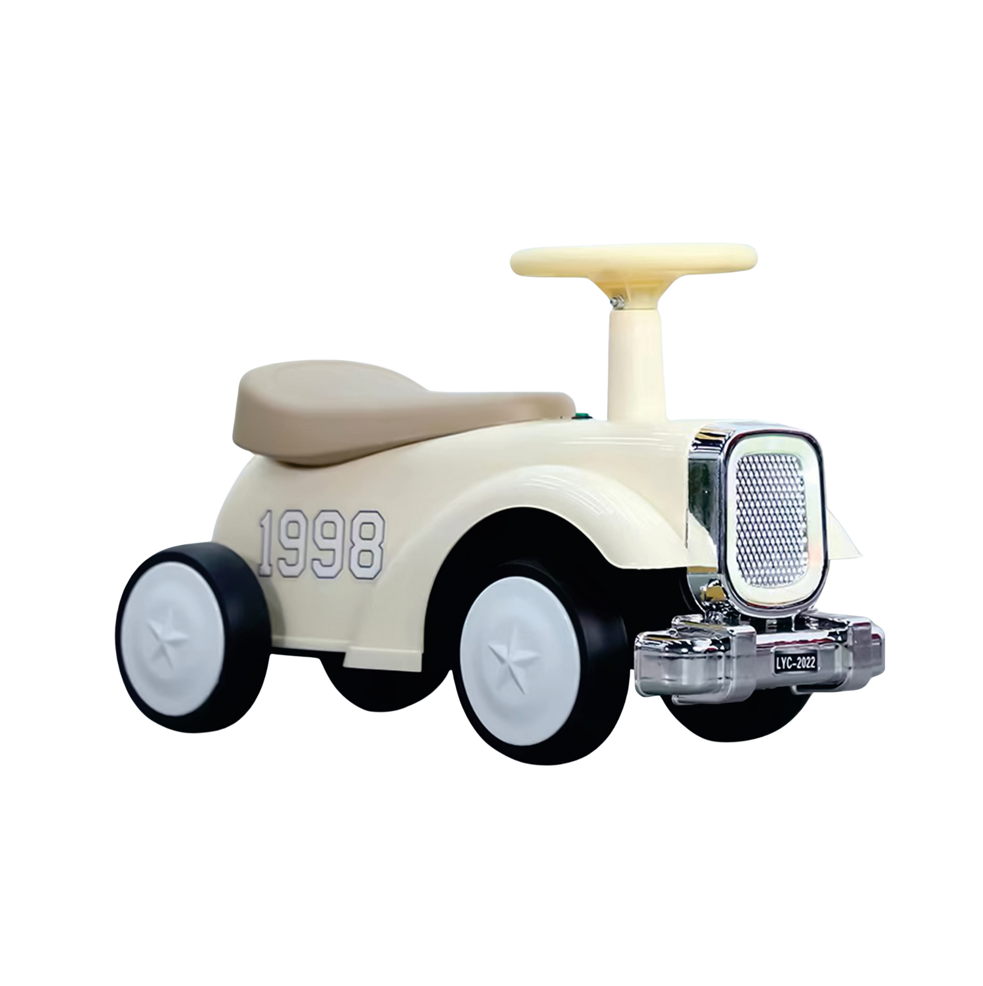 Keppz Vintage Push Car – Classic  Ride-On for Kids