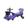 Keppz Musical Twist & Swing Car Ride-On for Kids Push and Pedal-Free Ride with Steering Wheel & Basket.