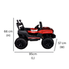 Keppz GX4 4x4 Kids Ride-On Jeep with Parental Remote, LED Lights, and Rechargeable Battery. - Keppz
