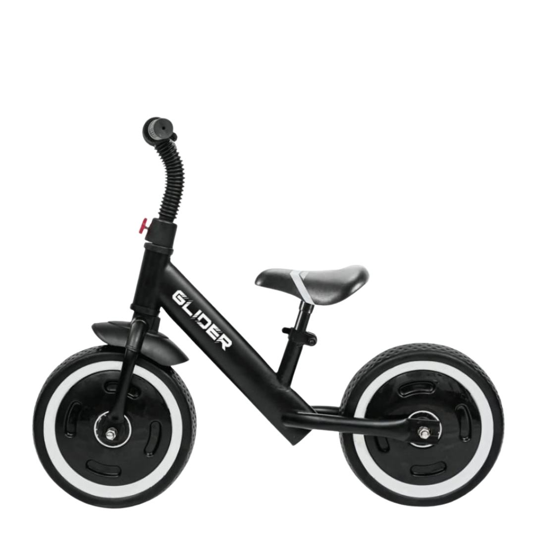 Keppz Glider Kids Balance Bike with Adjustable Seat, Plug & Play Design.