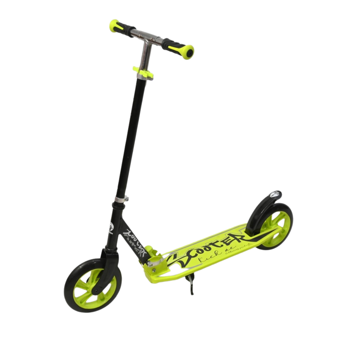 Keppz Kids Kick Scooter with Adjustable Handle, Soundless Tyres & Side Stand.