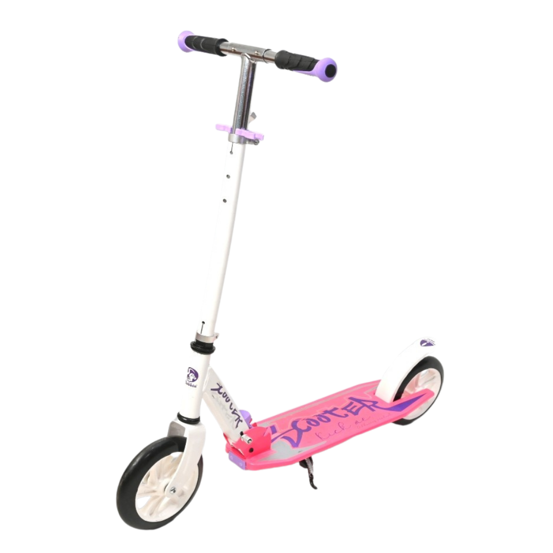 Keppz Kids Kick Scooter with Adjustable Handle, Soundless Tyres & Side Stand.