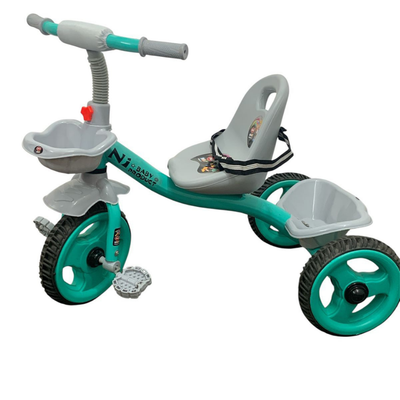 Keppz Baby Tricycle with Comfortable Seat, Safety Belt & Front Basket.