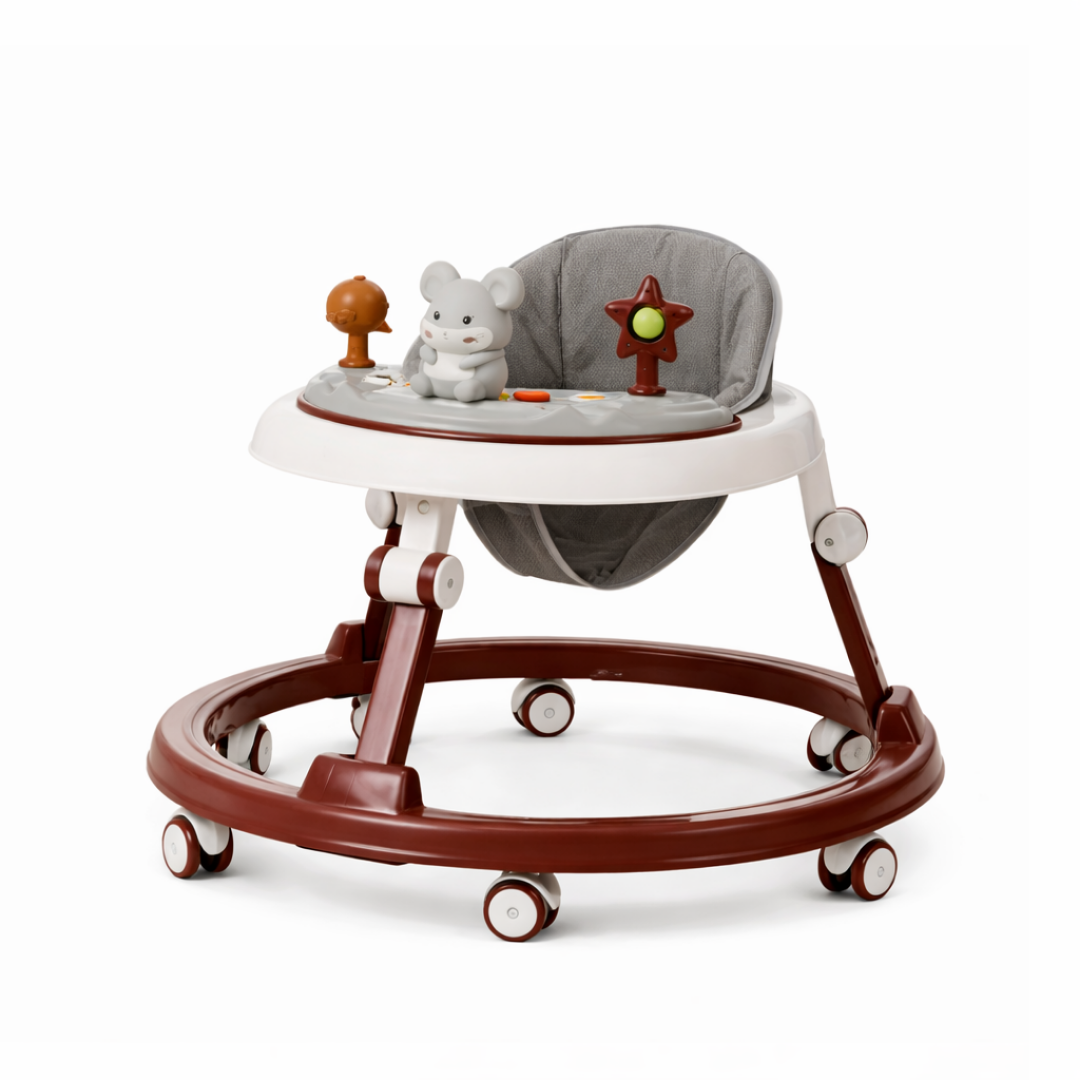 Keppz Baby Walker with Music Toys, Adjustable Height & Smooth Safe Wheels.