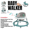 Keppz Baby Walker with Music Toys, Adjustable Height & Smooth Safe Wheels.