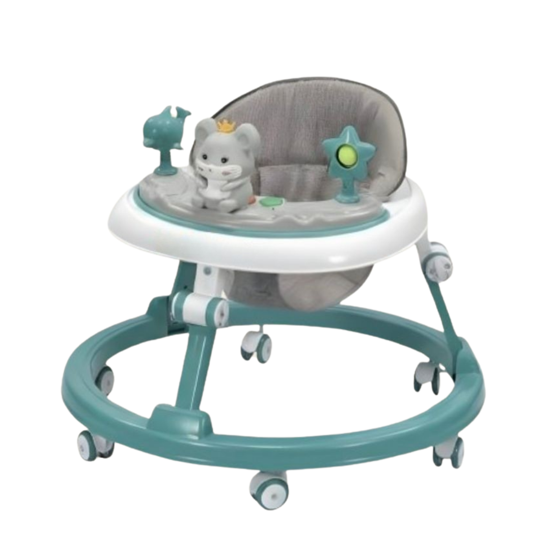 Keppz Baby Walker with Music Toys, Adjustable Height & Smooth Safe Wheels.