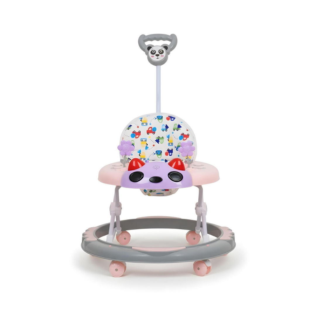 Keppz Baby Walker with Push Handle, Musical Toy Panel & 360° Smooth Wheels.