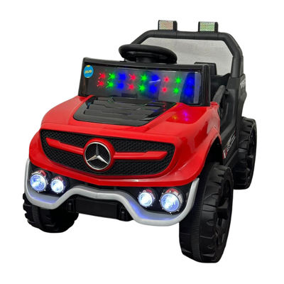 Keppz Kids Battery Ride On Car with LED Lights, Music & Big Wheels SUV.