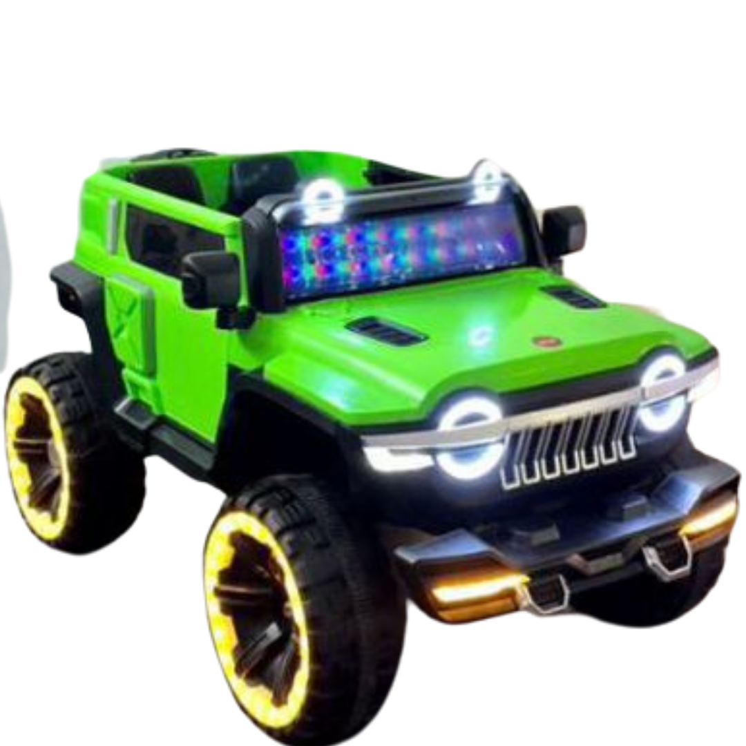 Keppz Kids Battery Ride On SUV with LED Lights, Music, Big Wheels & Steering.