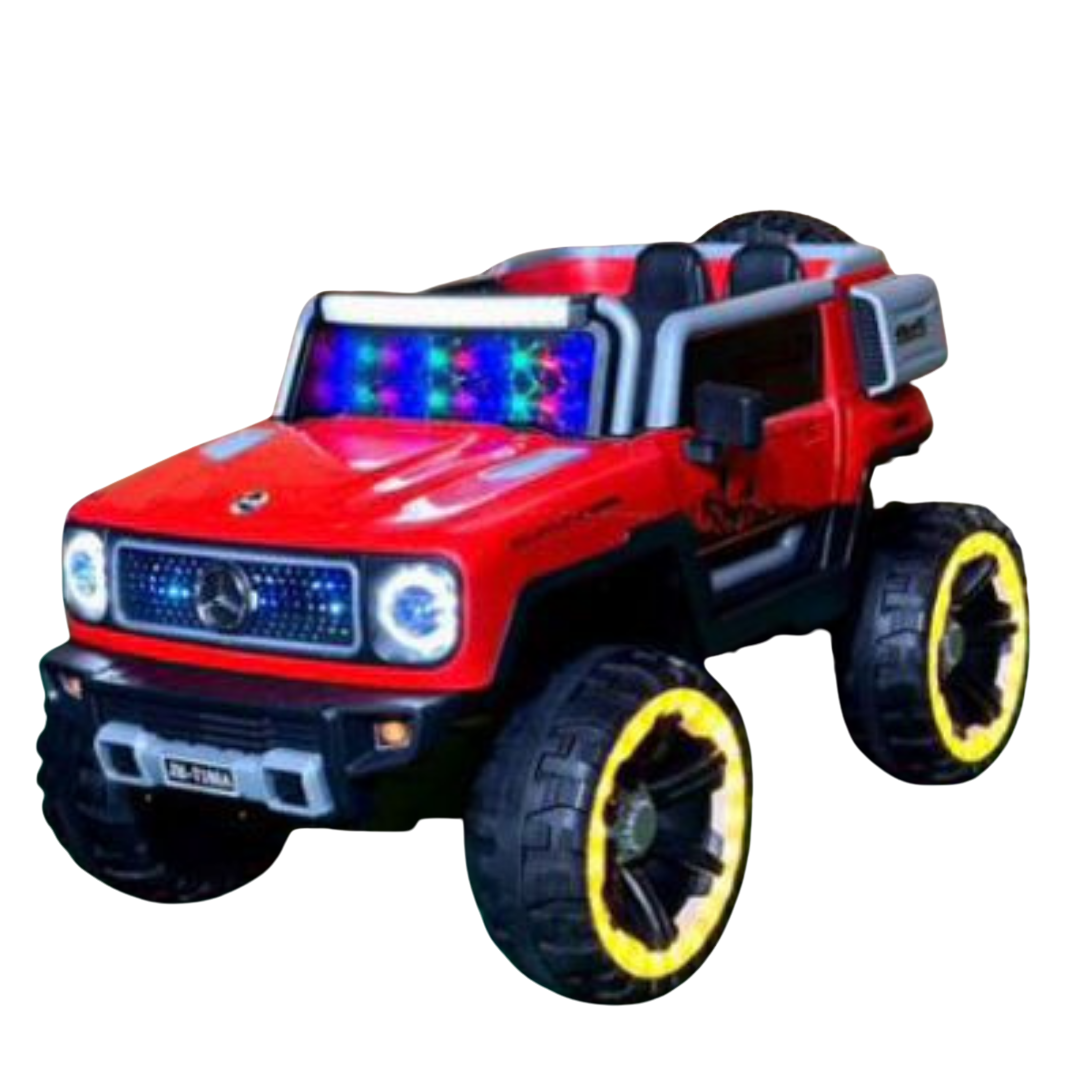 Keppz Kids 4 Motor Battery Ride On SUV with LED Lights, Music & Big Wheels.