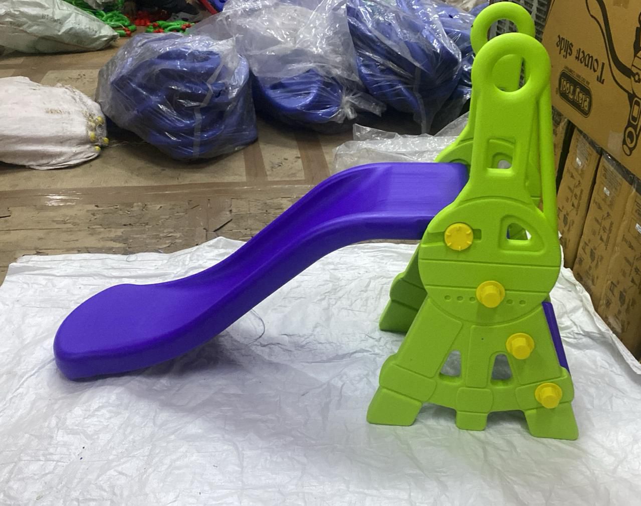 Keppz Kids Indoor Tower Slide for Toddlers with Wide Steps & Safe Design.