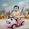 Keppz Piggy Push Ride-On Car for Kids with Handle Foot-to-Floor Car with Safety Guard Rail