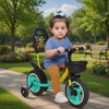 Keppz Boom Ride Kid's Tricycle with Backrest & Side Wheels Gradient.