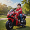 Keppz Husky Battery Operated Ride-On Bike for Kids with LED Light & Music.