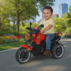 Keppz Modern EV Sport Bike for Kids with Bluetooth Music, Headlights, and Hand Accelerator.