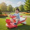 Keppz Kids Ride-On Swing Car with Steering Wheel, Storage & Backrest Handle.