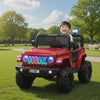 Keepz Kids Electric Ride-On Jeep 4x4 with Music, Lights & Remote Control. Rechargeable Battery Powered Toy Car