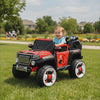 Keppz Polaris 4x4 Kids Ride-On Jeep with LED Lights, Music, and Rechargeable Battery.