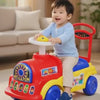 Keppz Kids Engine Ride-On Toy with Steering Wheel, Music & Backrest Handle.