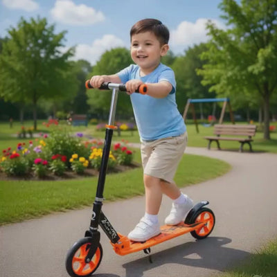 Keppz Kids Kick Scooter with Adjustable Handle, Soundless Tyres & Side Stand. (Kpt0181)