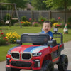 Keppz GX4 4x4 Kids Ride-On Jeep with Parental Remote, LED Lights, and Rechargeable Battery.