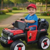 Keppz Polaris 4x4 Kids Ride-On Jeep with LED Lights, Music, and Rechargeable Battery.