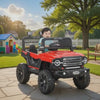 Keppz Kids Electric Ride-On Jeep Car with Remote Control, Rechargeable Battery, LED Lights & Music  2 to 6 Years.