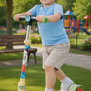 Keppz Turbo Titan Kids Scooter with Adjustable Handle Brake & Sound Proof Tyres.
