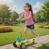 Keppz Unicorn Kids Scooter with Adjustable Handle, Anti-Slip Deck & Wheels.